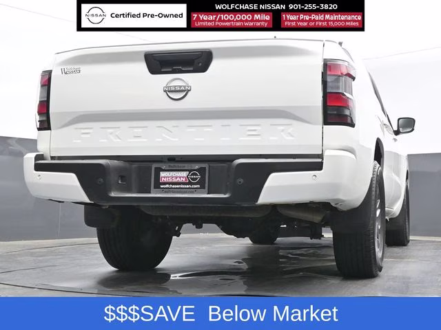 2025 Glacier White Nissan Frontier SV RWD Truck