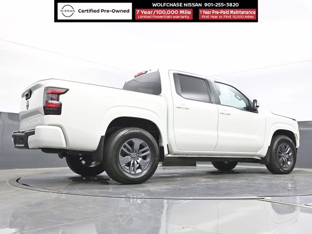 2025 Glacier White Nissan Frontier SV RWD Truck