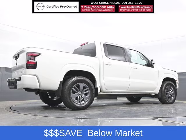 2025 Glacier White Nissan Frontier SV RWD Truck