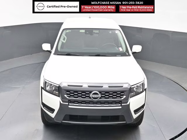 2025 Glacier White Nissan Frontier SV RWD Truck