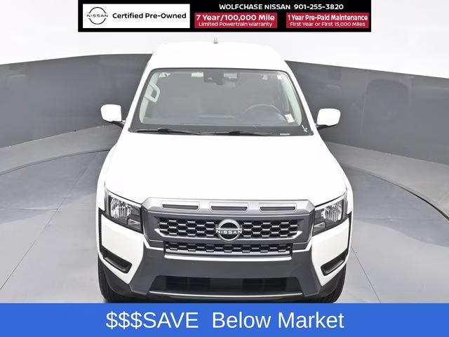 2025 Glacier White Nissan Frontier SV RWD Truck
