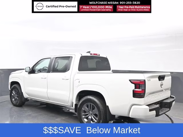 2025 Glacier White Nissan Frontier SV RWD Truck