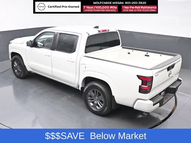 2025 Glacier White Nissan Frontier SV RWD Truck