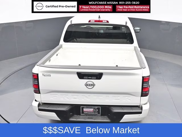 2025 Glacier White Nissan Frontier SV RWD Truck