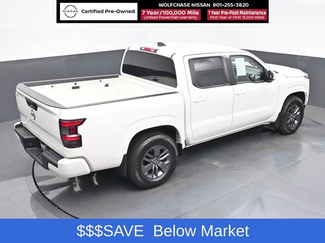 2025 Glacier White Nissan Frontier SV RWD Truck