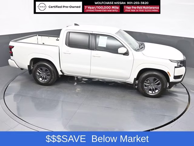 2025 Glacier White Nissan Frontier SV RWD Truck