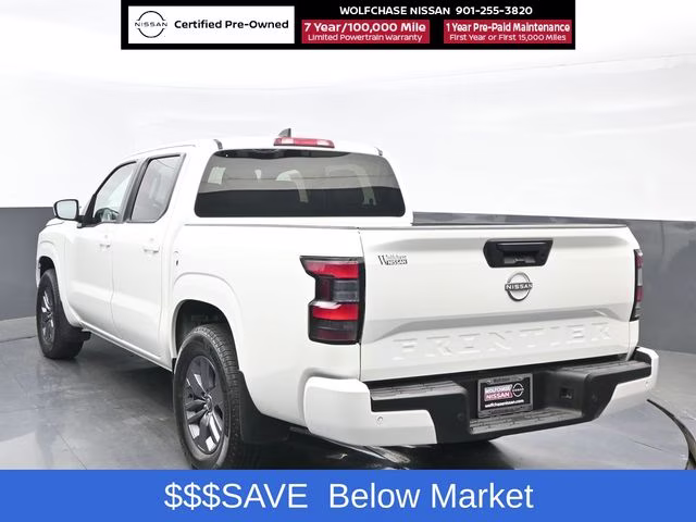 2025 Glacier White Nissan Frontier SV RWD Truck