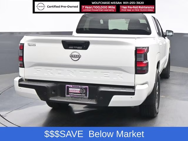 2025 Glacier White Nissan Frontier SV RWD Truck