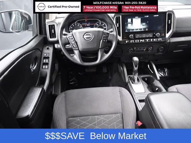 2025 Glacier White Nissan Frontier SV RWD Truck