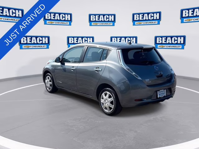 2015 Gun Metallic Nissan LEAF S FWD Hatchback
