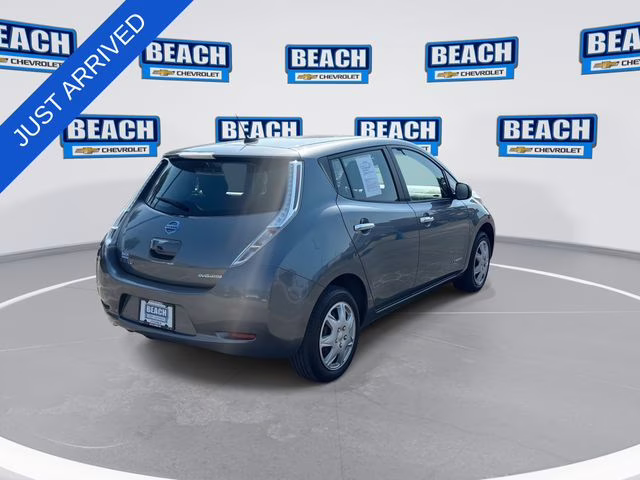 2015 Gun Metallic Nissan LEAF S FWD Hatchback