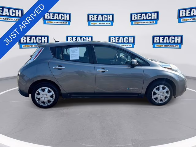 2015 Gun Metallic Nissan LEAF S FWD Hatchback