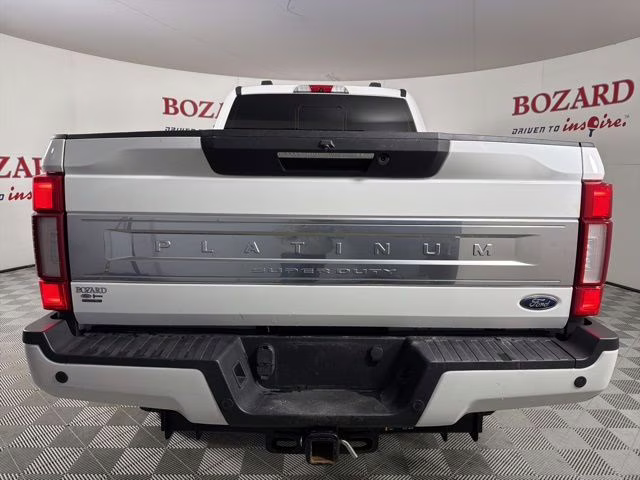 2022 White Metallic Ford Super Duty F-350 SRW Platinum 4X4 Truck