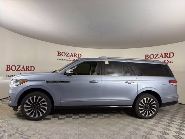 2024 Crystal Blue Metallic Lincoln Navigator L Black Label 4X4 SUV