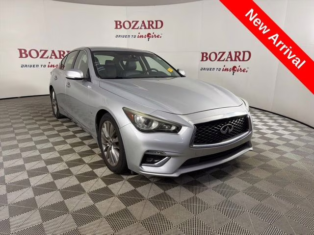 2019 Liquid Platinum INFINITI Q50 3.0t LUXE RWD Sedan