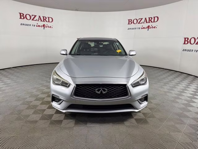 2019 Liquid Platinum INFINITI Q50 3.0t LUXE RWD Sedan