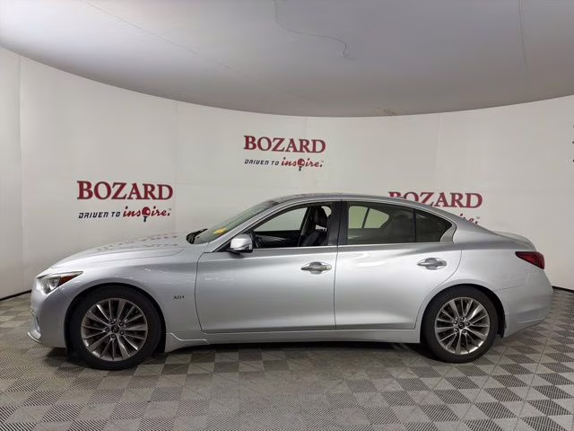 2019 Liquid Platinum INFINITI Q50 3.0t LUXE RWD Sedan