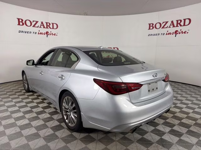 2019 Liquid Platinum INFINITI Q50 3.0t LUXE RWD Sedan