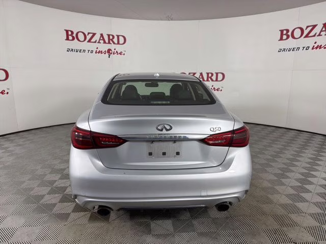 2019 Liquid Platinum INFINITI Q50 3.0t LUXE RWD Sedan