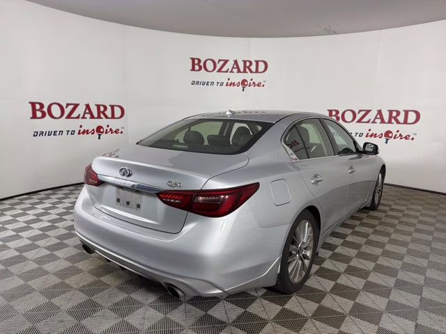 2019 Liquid Platinum INFINITI Q50 3.0t LUXE RWD Sedan