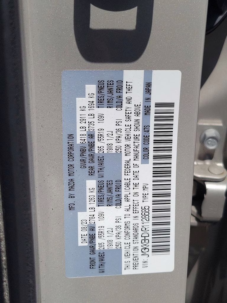 2024 Platinum Mazda CX-90 3.3 Turbo Preferred AWD SUV