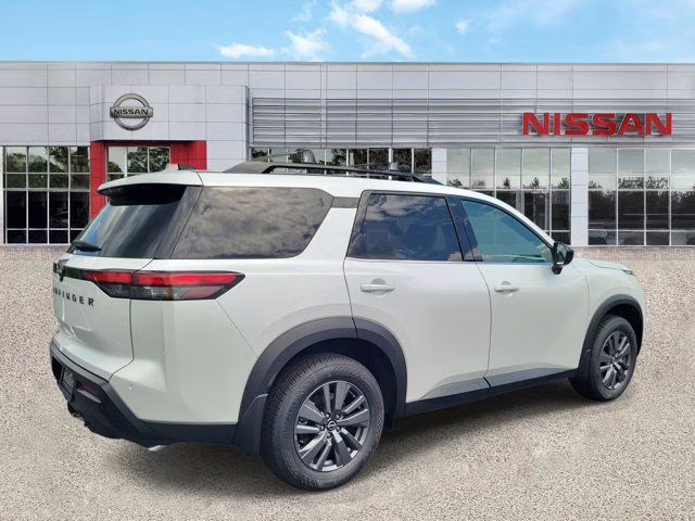 2026 Everest White Pearl Tricoat Nissan Pathfinder SV FWD SUV