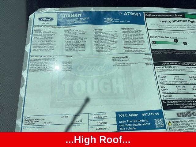 2026 Oxford White Ford Transit-350 Base RWD Van