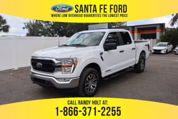 2021 White Ford F-150 XLT 4X4 Truck