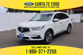 2017 White Acura MDX w/Technology Pkg AWD SUV