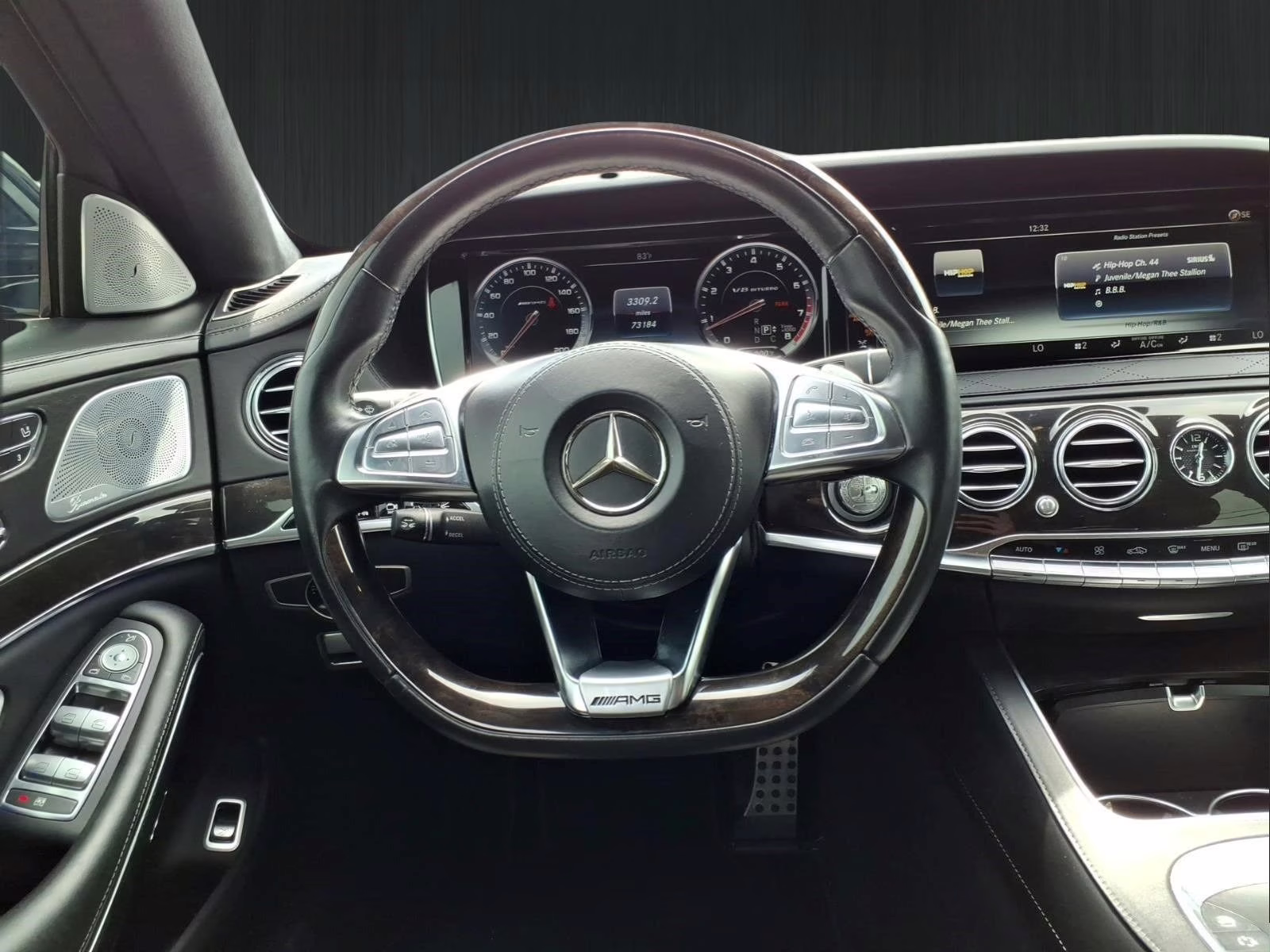2016 Black Mercedes-Benz S-Class S 63 AMG AWD Sedan