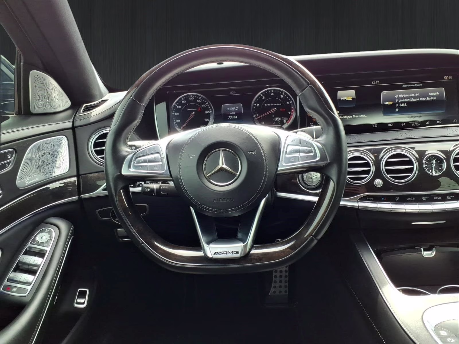 2016 Black Mercedes-Benz S-Class S 63 AMG AWD Sedan