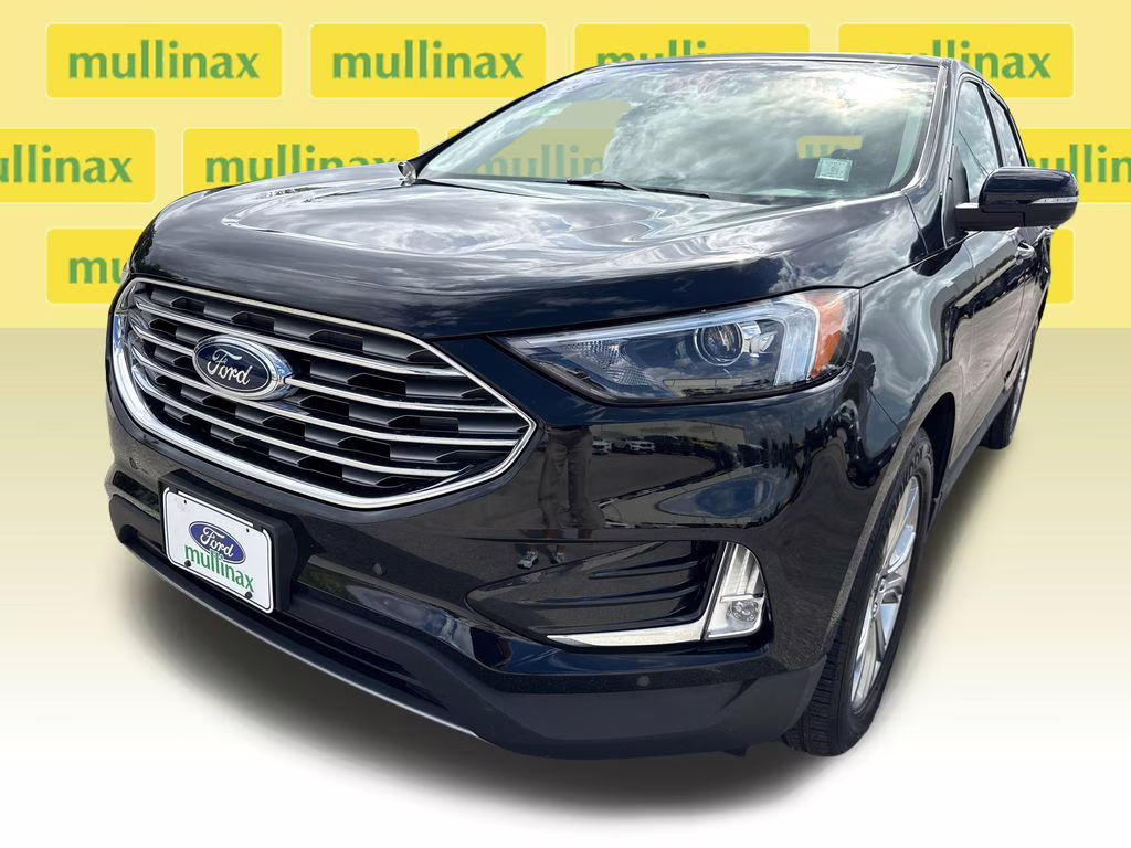 2024 Agate Black Metallic Ford Edge Titanium AWD SUV