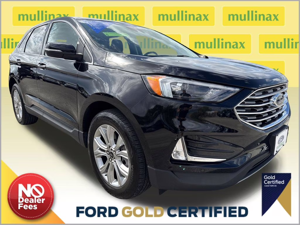 2024 Agate Black Metallic Ford Edge Titanium AWD SUV