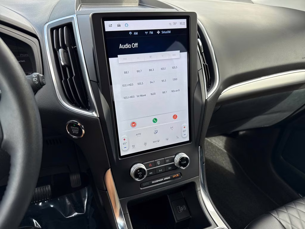 2024 Agate Black Metallic Ford Edge Titanium AWD SUV