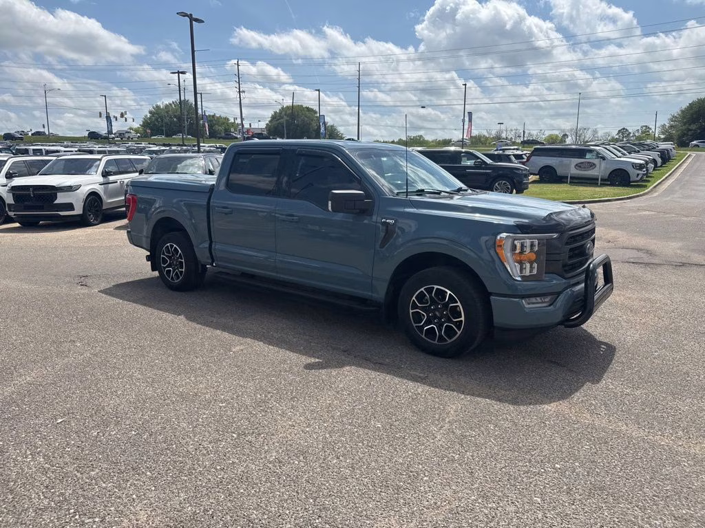 2023 Blue Ford F-150 XLT RWD Truck