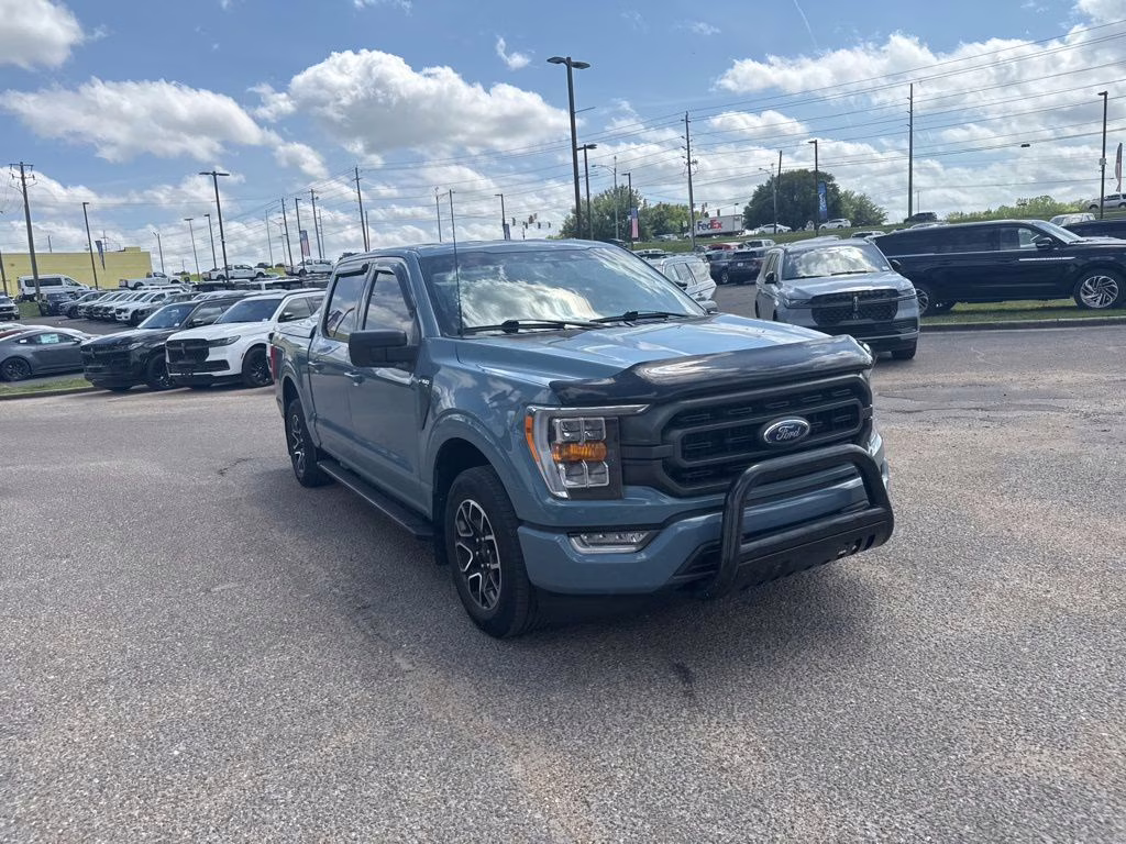 2023 Blue Ford F-150 XLT RWD Truck
