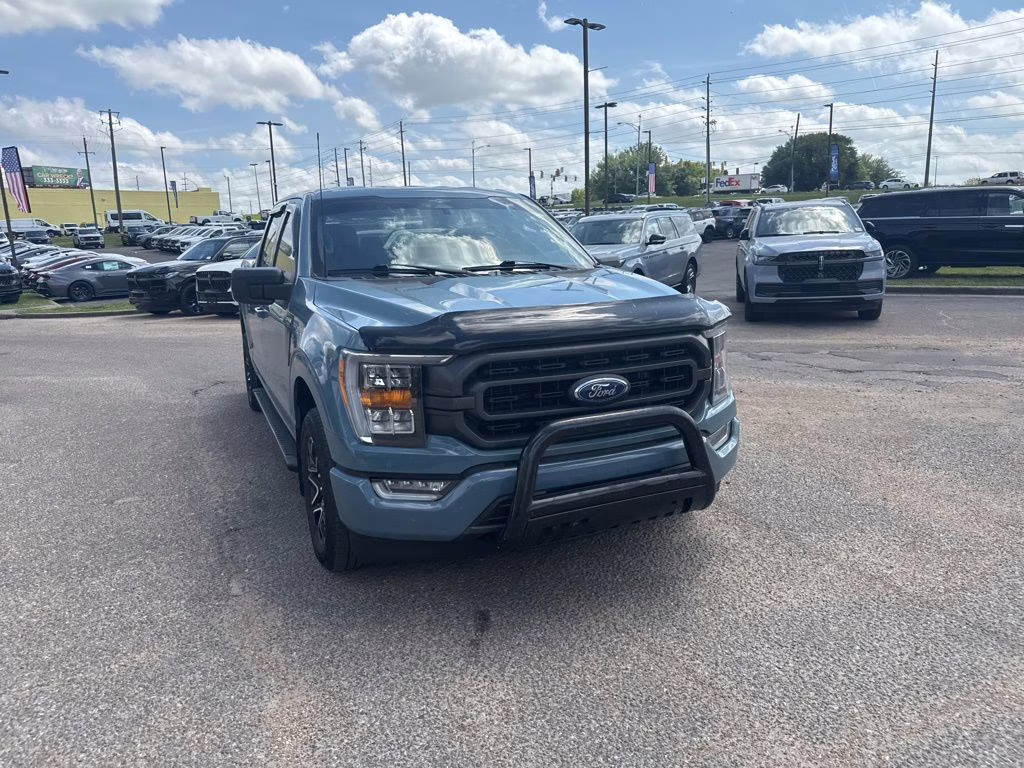2023 Blue Ford F-150 XLT RWD Truck