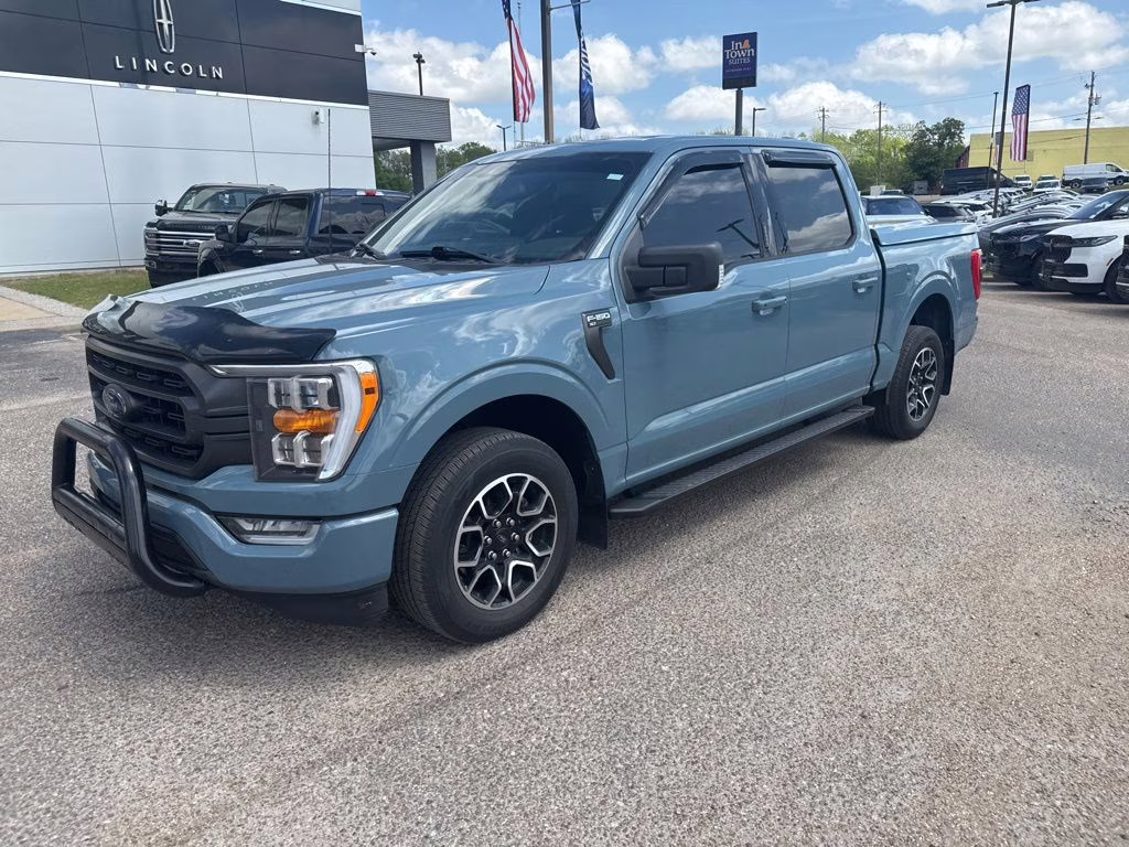 2023 Blue Ford F-150 XLT RWD Truck