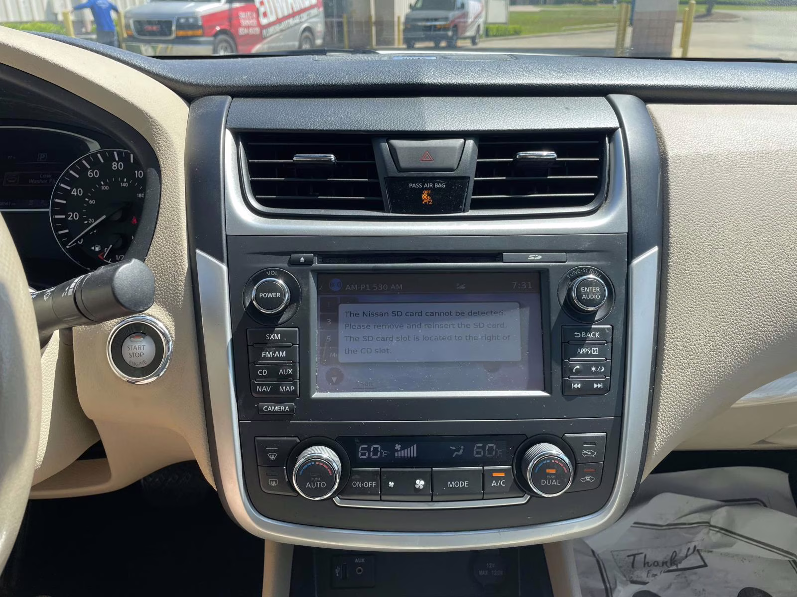 2016 Pearl White Nissan Altima 2.5 SL FWD Sedan