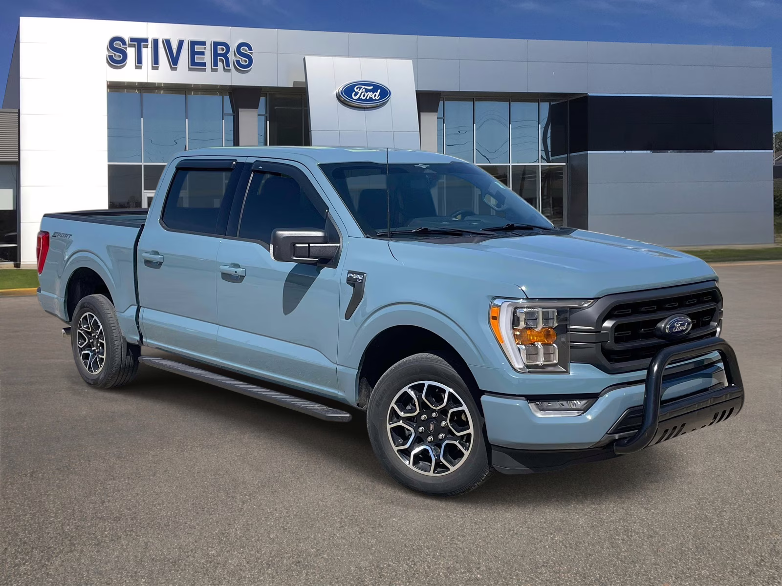 2023 Blue Ford F-150 XLT RWD Truck