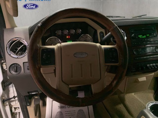 2008 Oxford White Clearcoat Ford Super Duty F-350 SRW SRW King Ranch 4X4 Truck