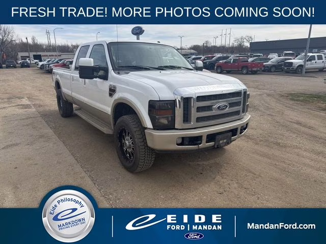 2008 Oxford White Clearcoat Ford Super Duty F-350 SRW SRW King Ranch 4X4 Truck