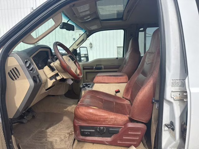 2008 Oxford White Clearcoat Ford Super Duty F-350 SRW SRW King Ranch 4X4 Truck