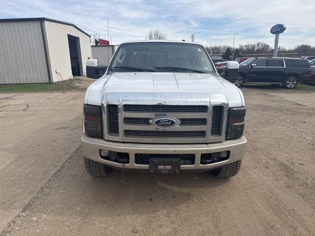 2008 Oxford White Clearcoat Ford Super Duty F-350 SRW SRW King Ranch 4X4 Truck