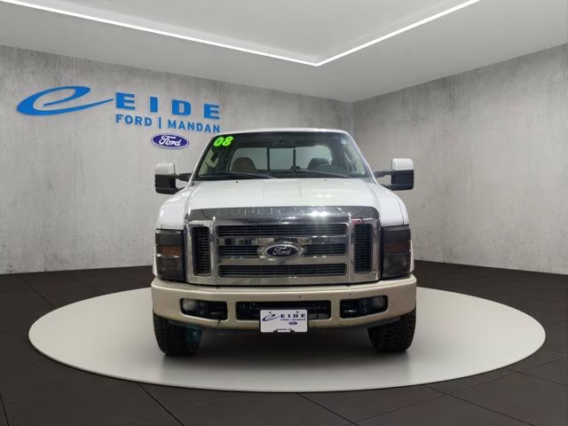 2008 Oxford White Clearcoat Ford Super Duty F-350 SRW SRW King Ranch 4X4 Truck