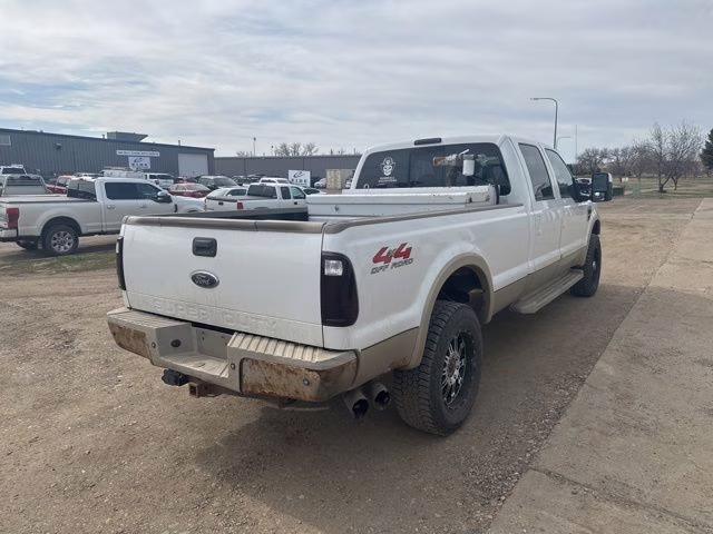 2008 Oxford White Clearcoat Ford Super Duty F-350 SRW SRW King Ranch 4X4 Truck