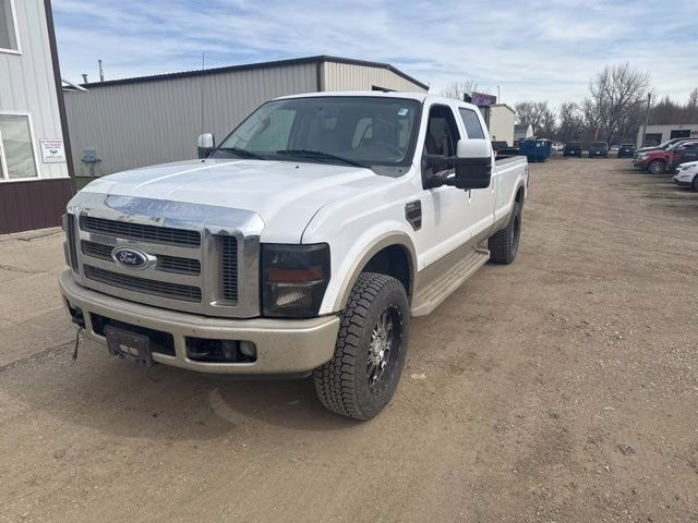 2008 Oxford White Clearcoat Ford Super Duty F-350 SRW SRW King Ranch 4X4 Truck