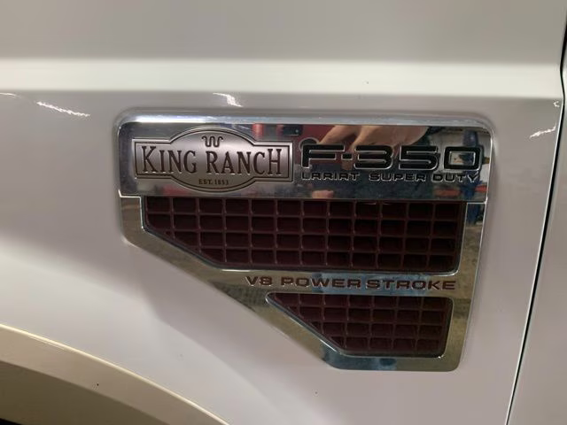2008 Oxford White Clearcoat Ford Super Duty F-350 SRW SRW King Ranch 4X4 Truck