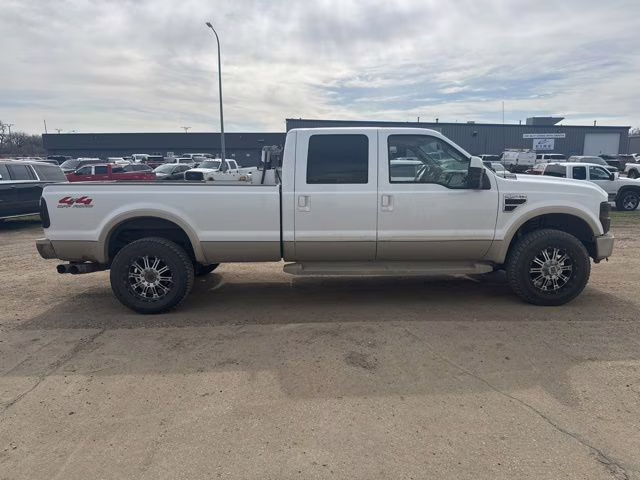 2008 Oxford White Clearcoat Ford Super Duty F-350 SRW SRW King Ranch 4X4 Truck