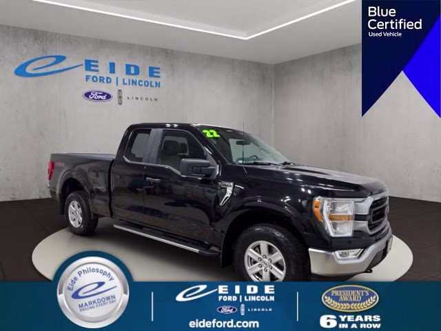 2022 Agate Black Metallic Ford F-150 XLT 4X4 Truck
